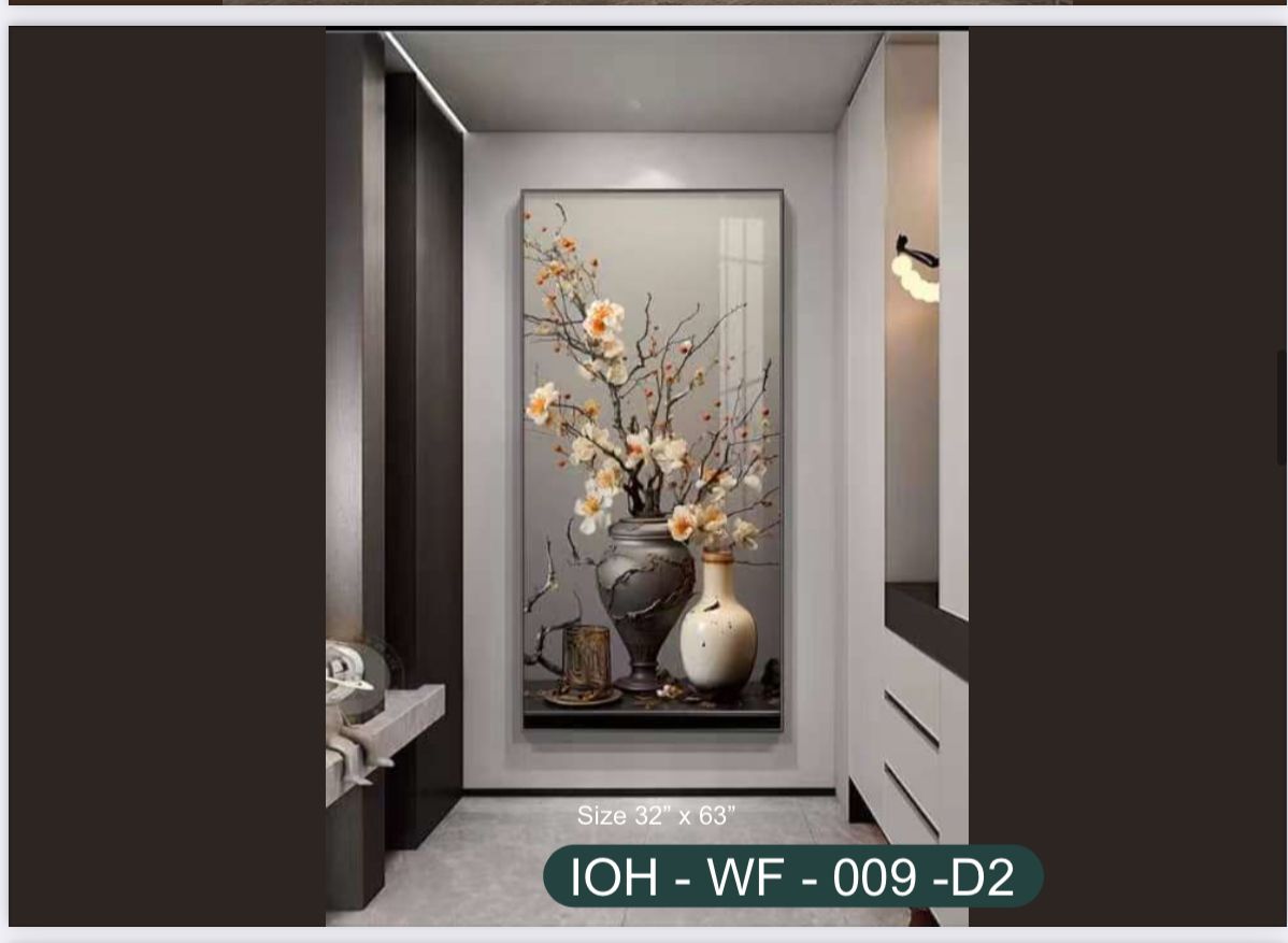 Blossoming Elegance Wall Frame – Classic Floral Still Life in Subtle Earthy Tones