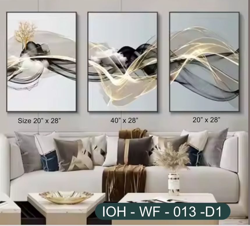 The Crystal Flow Wall Frame – Abstract Elegance in Motion